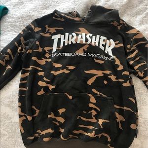 Thrasher Camo Hoodie